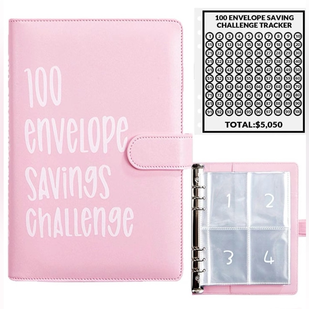 100 Envelopes Money Saving Challenge, reusable if u would like